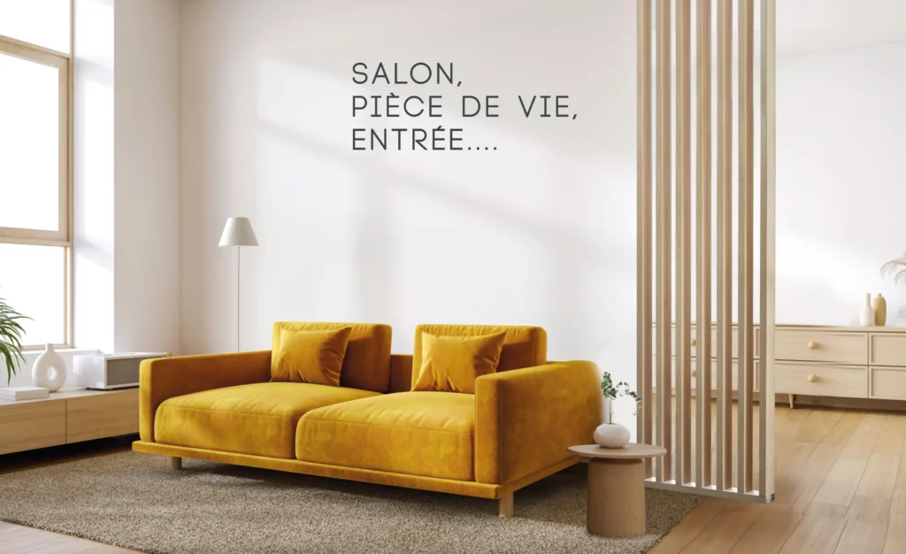 Claustra Leroux dans un salon